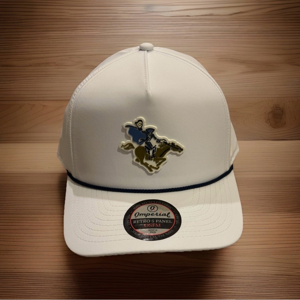 Sleepy Hollow Country Club - Imperial Golf Hat (White/ Navy Rope)